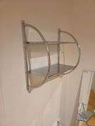 Assorted Mirrors And Metal Display Shelves