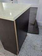Reception or Salon Desk with Faux Stone Top