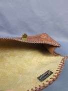 Tooled Leather Clutch Purse