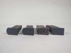 Metal Mags, Believed To Be For 9mm, Qty 4, And Ruger Pistol Hard Case
