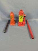Hydraulic Bottle Jacks: Western Auto 3 Ton & Handy-Andy 1.5 Ton