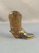 Collection Of Brass Cowboy Figurines