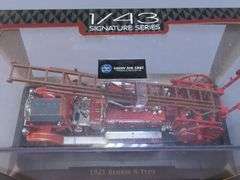 Lucky Die Cast 1/43 Signature Series Fire Engine Models: 1921 Dennis N Type, 1932 Buffalo Type 50, 1938 Dennis Light Four