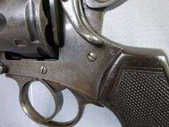 Webley MK VI .455 Webley Top Break 6-Shot Revolver SN# 348180, Dated 1918, Cleaning Rod, In Leather Holster