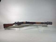 Enfield No. 1 MKIII GRI India .303 British Bolt Action Rifle SN# 71607H, Canvas Sling, Grenade Launcher, Dated 1944
