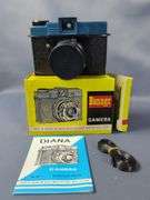 Diana and Banner Cameras with Boxes and Instructions
