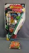 Splatmatic Rapid Fire Blowgun Paintball Repeater With Safety Glasses, Targets, And Additional Paintballs
