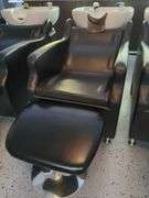 Minerva Salon Shampoo Bowl and Chair with Footrest