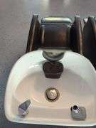 Minerva Salon Shampoo Station Chairs with Footrest