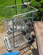 Rolling Metal Two-Tier Utility Cart