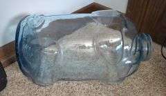 Glass Piggy Bank Marked "This Little Piggy Went To Market"