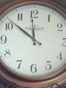 Large Decorative Wall Clock with Easel