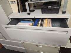 Hon 2 Drawer Lateral File Cabinets, No Keys, Qty 2