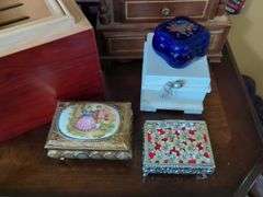 Jewelry Boxes and Storage Organizers, Various Styles