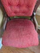 Ornate Velvet Upholstered Parlor Chair