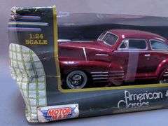 Motor Max American Classics Premium Die-Cast Collection: 1939 Chevy Coupe & 1948 Chevy Aerosedan Fleetline