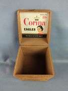 Wooden Box Collection with Corina Eagles Cigar Box and Small MD USA Boxes