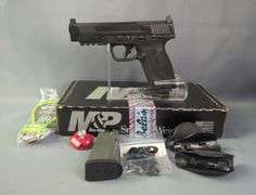 Smith & Wesson M&P10mm M2.0 10mm Auto Pistol SN# NMH2174, 2 Total Mags, Extra Grips, Paperwork, In Box