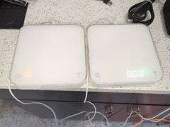 Acaia Pearl Cordless Rechargeable Digital Scales, Qty 2, Including Power Cords, Powers On