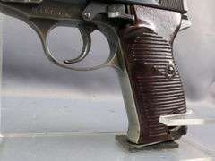 Walther P-38 AC 42 9mm Pistol SN# 9466, 2 Total Mags, In Leather Holster