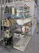 Salon Rolling Shelf With Plexiglass Sides, Thursday Pick Up ONLY