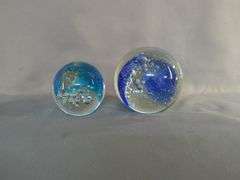 Hand Blown Art Glass Spheres