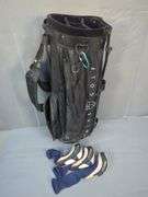 Nike Golf Bag with assorted Golf Clubs
