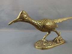 Brass Roadrunner Sculpture