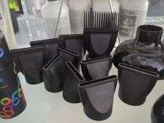 Back Bar Salon Professional Hair Care Products, Partially Full & Hair Dryer Diffusers