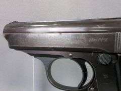 Walther PPK 7.65mm Pistol SN# 357785, Nazi Mark, 4 Total Mags, In Leather Holster