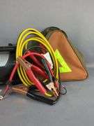 Automotive Emergency Kit with Husky Inflator, Jumper Cables, and More