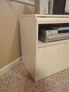 Wood Entertainment Center with Panasonic DVD Player and Speaker System