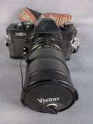 Sears KSX 35mm Film Camera with Vivitar Lens and Accessories