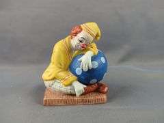 Porcelain Clown Figurines