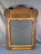 Ornate Hand Carved Hall Mirror With Coat Hooks