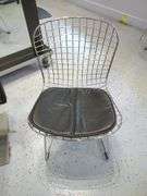 Chrome Frame Chairs with Cushions, Qty 3