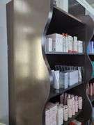 Wood Retail Shelving Units, Qty 3, Contents NOT Included, THURSDAY Pick Up ONLY,Bidder Responsible For Proper Removal