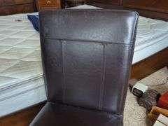 Upholstered Dining Chair with Ottoman