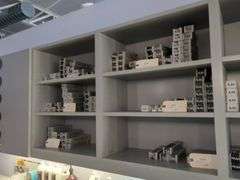 Salon Shelf With Enclosed Cabinet Ends, Bidder Responsible For Proper Disassembly And Removal, Pick Up Last Day Of Load Out ONLY, Contents Not Included