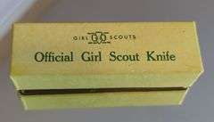 Official Girl Scout Knife In Original Box With Instructions