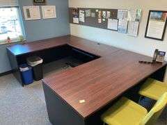 Desks, 36" Width Qty 3, with 24" Returns Qty 2