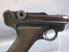 DWM Luger 9mm Para Pistol SN# 2813, 2 Total Mags, In Leather Holster