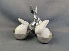 Housewares Assortment, Includes Pitcher, Bunny Accents, Dishes, and Napkin Rings