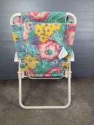 Floral Pattern Folding Chairs