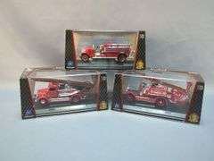 Lucky Die Cast 1/43 Signature Series Fire Engine Models: 1921 Dennis N Type, 1932 Buffalo Type 50, 1938 Dennis Light Four