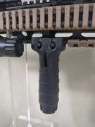 Roggio Arsenal RA-15 5.56 Nato Rifle SN# RA09060801, 2 Total Mags, Adjustable Stock, Flip Up Sights, Leapers Red/ Green Dot Sight, Laser, Flashlight