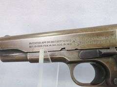 Colt 1911 US Army .45 Colt  Pistol SN# 525123, Marked United States Property, 3 Total Mags, Dual Mag Pouch, In Leather Holster