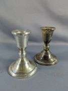 F.B. Rogers Silver Co. Coffee Urn Set with Webster-Wilcox Tray & Douchin Candlesticks