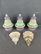 Decorative Ceramic Wall Shelves And Pockets