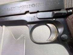 Star/ Cole Model B 9mm Pistol SN# 239835, Flaming Bomb, 2 Total Mags, In Leather Holster